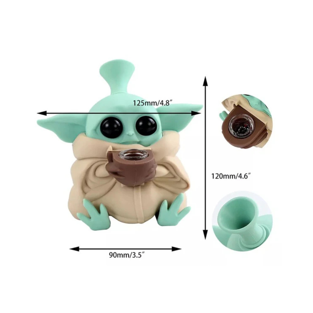 Star Wars Baby Yoda Silicone Bong - Original - Image 4