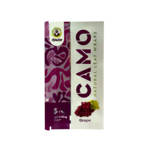 Afghan Hemp CAMO Natural Leaf Wraps - Grape