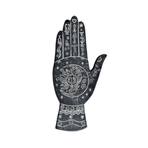 Black Palm Polyresin Incense Burner