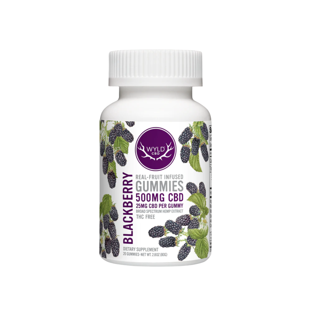 Wyld CBD Gummies 500mg - Blackberry