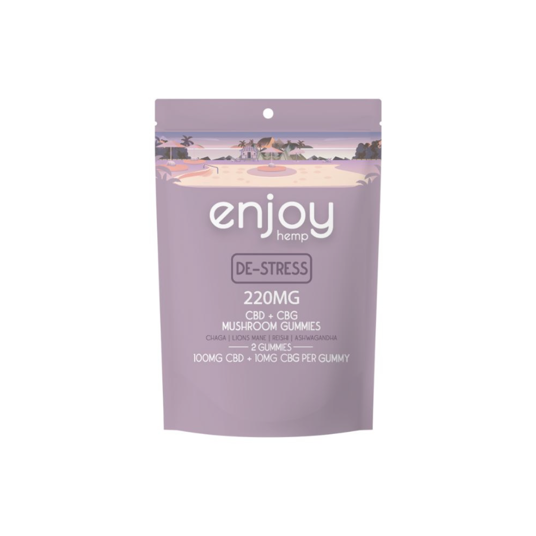 Enjoy Hemp CBD + CBG Shrooms 220mg - De Stress