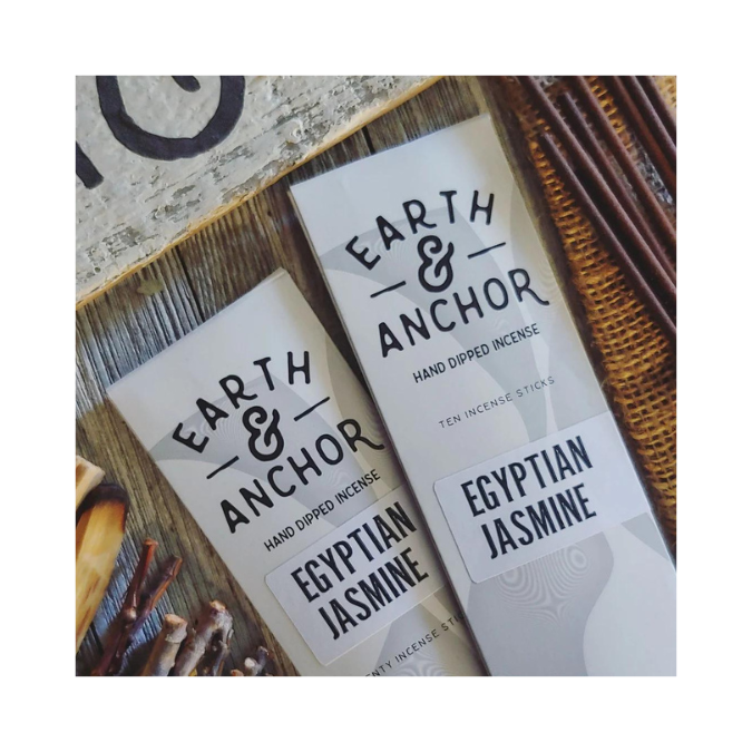 Earth & Anchor - Egyptian Jasmine Incense - Image 2