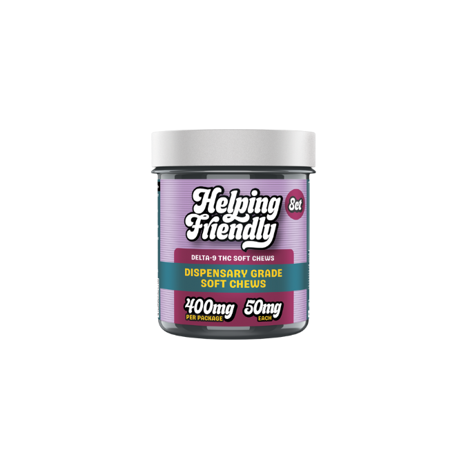 Helping Friendly Delta 9 400mg Gummies - Mixed Fruit