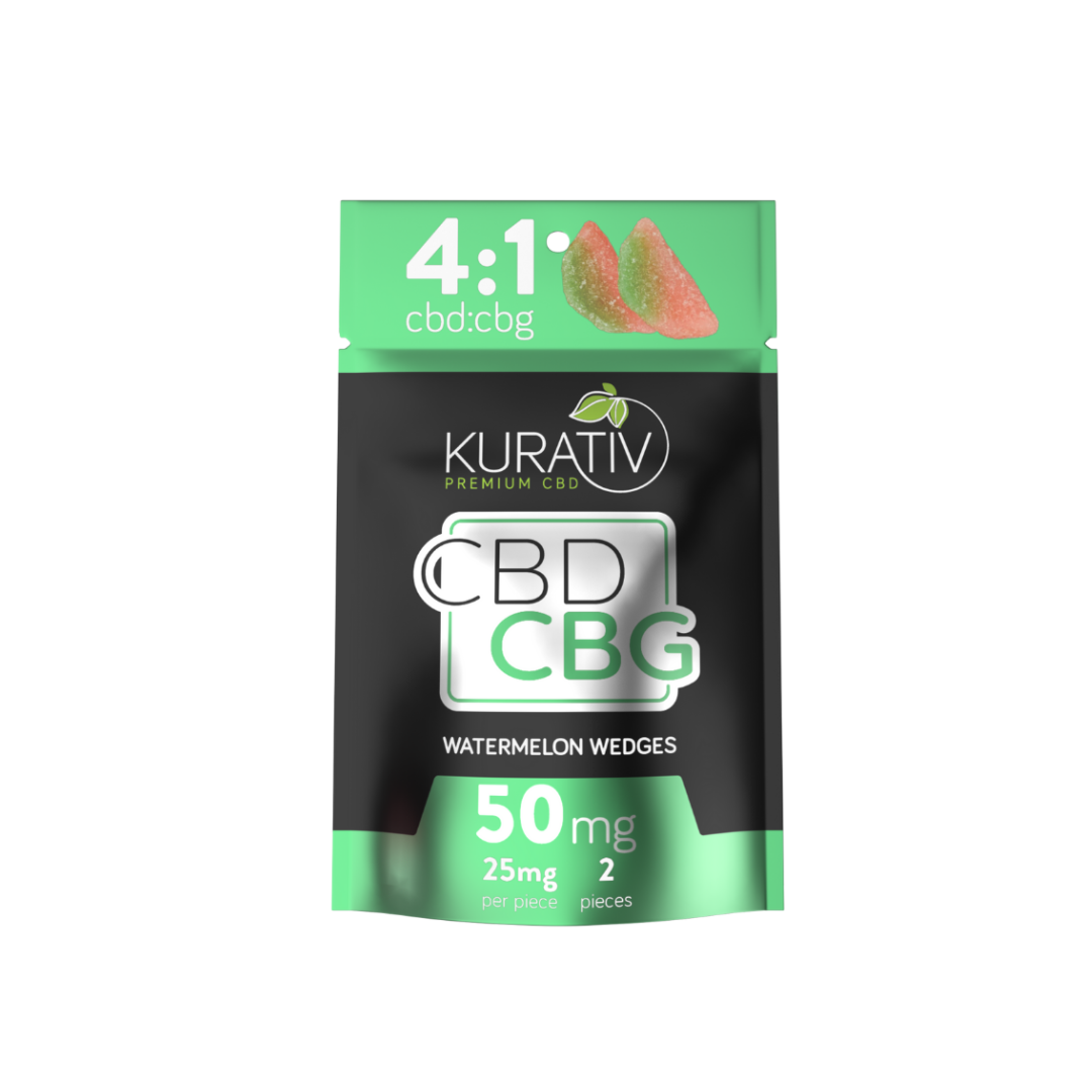 Kurativ CBG Watermelon Wedges Full Spectrum 50mg