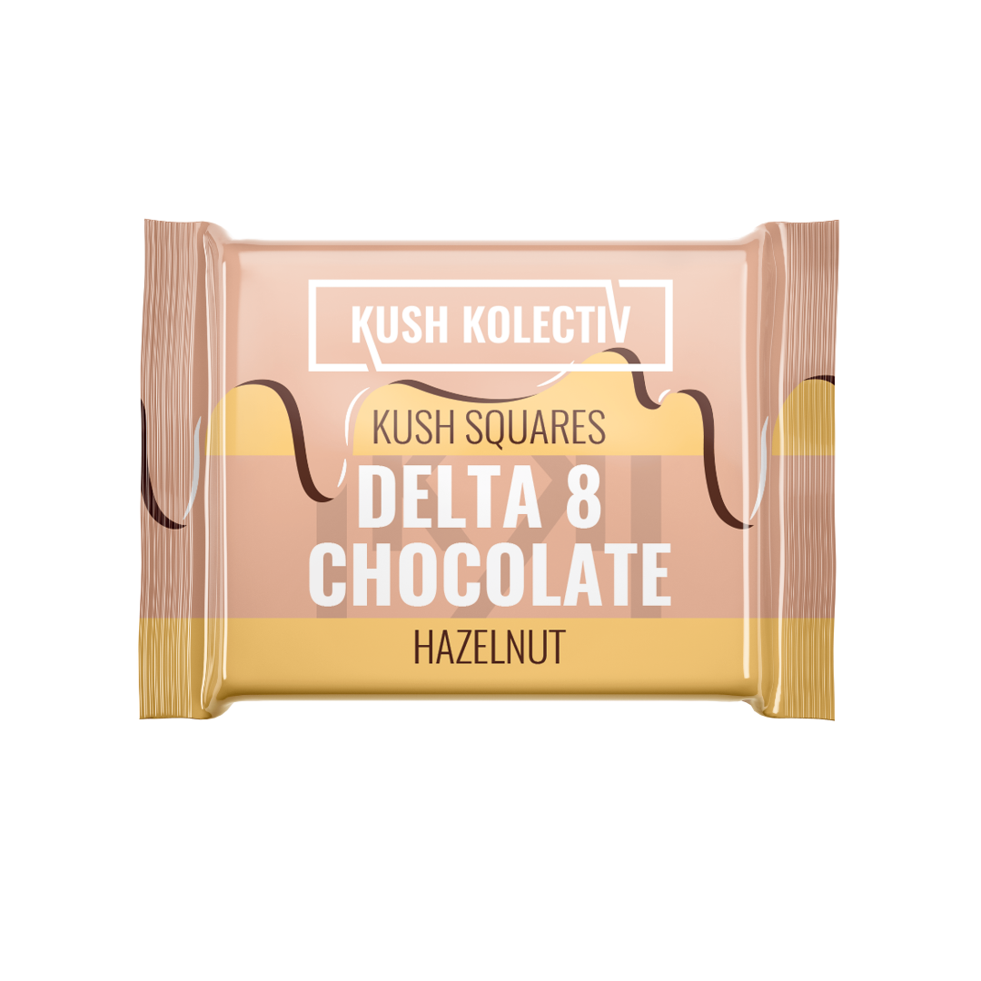 Kush Kolectiv Delta 8 Chocolate 25mg - Hazelnut