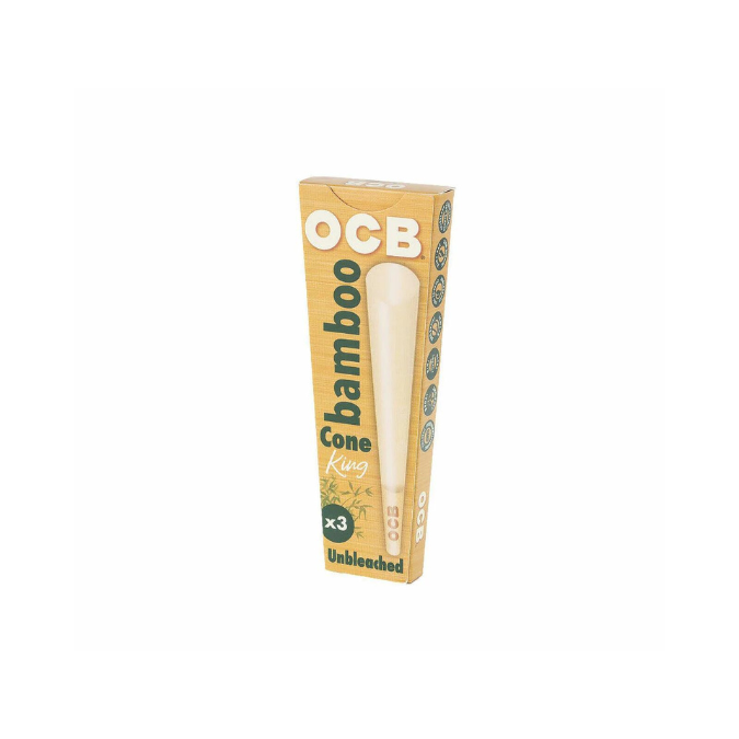 OCB Cones Bamboo Unbleached - King Size