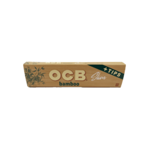 OCB Rolling Papers + Tips Bamboo Unbleached - Slim