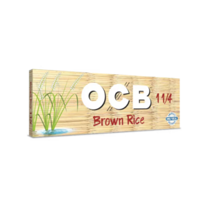 OCB Rolling Papers Brown Rice Unbleached - 1 1/4"