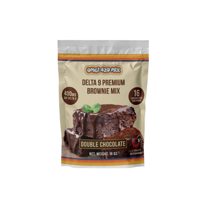 OMG 420 MIX Delta 9 Premium Brownie Mix