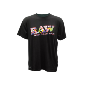 RAW Black Logo T-Shirt X-Large - Around the world