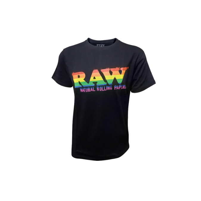 RAW Black Logo T-Shirt X-Large - Pride