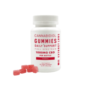 Extract Labs CBD Full Spectrum Gummies 1000mg - Strawberry