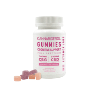 Extract Labs CBG + CBD Full Spectrum Gummies 1000mg - Pink Lemonade