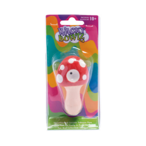 Wacky Bowlz Red Mushroom Hand Pipe