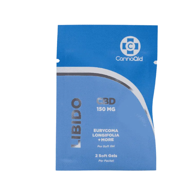 CannaAid Libido Gel Capsules 150mg 2pk - Male