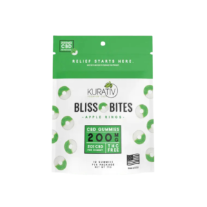 Kurativ Bliss Bites Broad Spectrum 200mg - Apple Rings