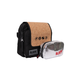 RAW Authentic X Rolling Papers Cork Day Bag