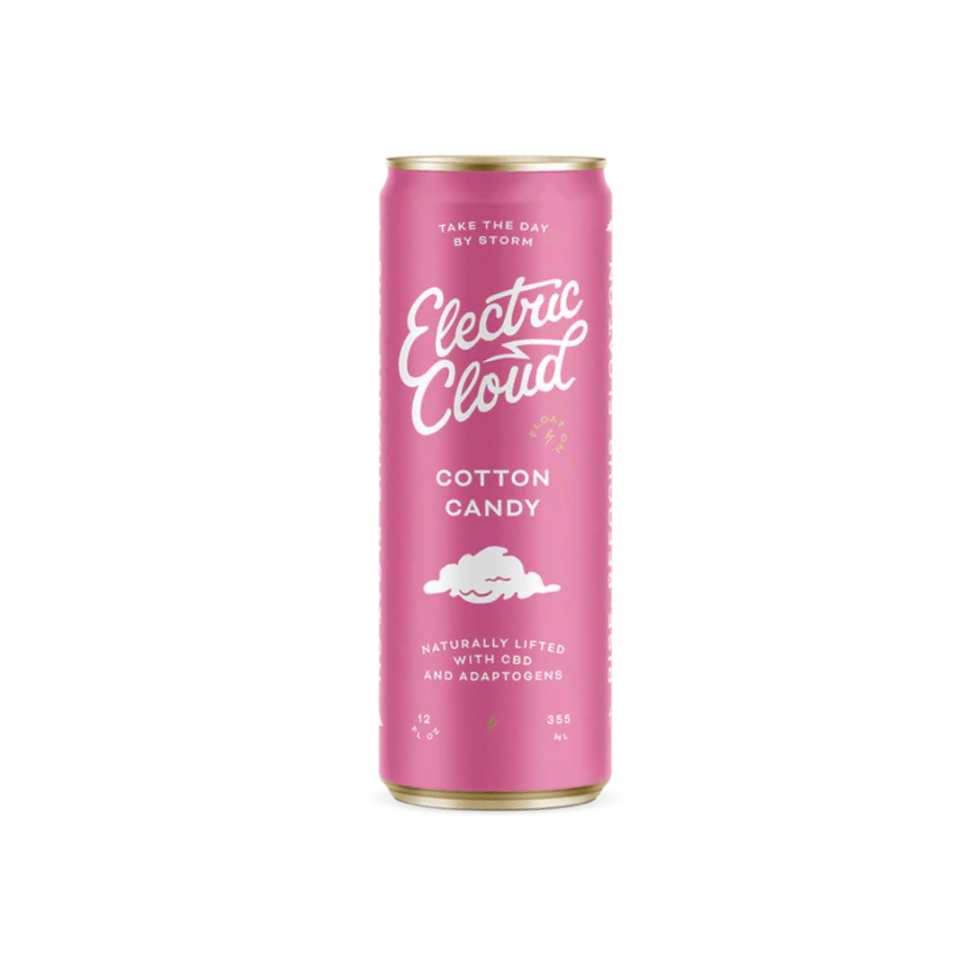 Electric Cloud CBD Sparkling Water 20mg - Cotton Candy
