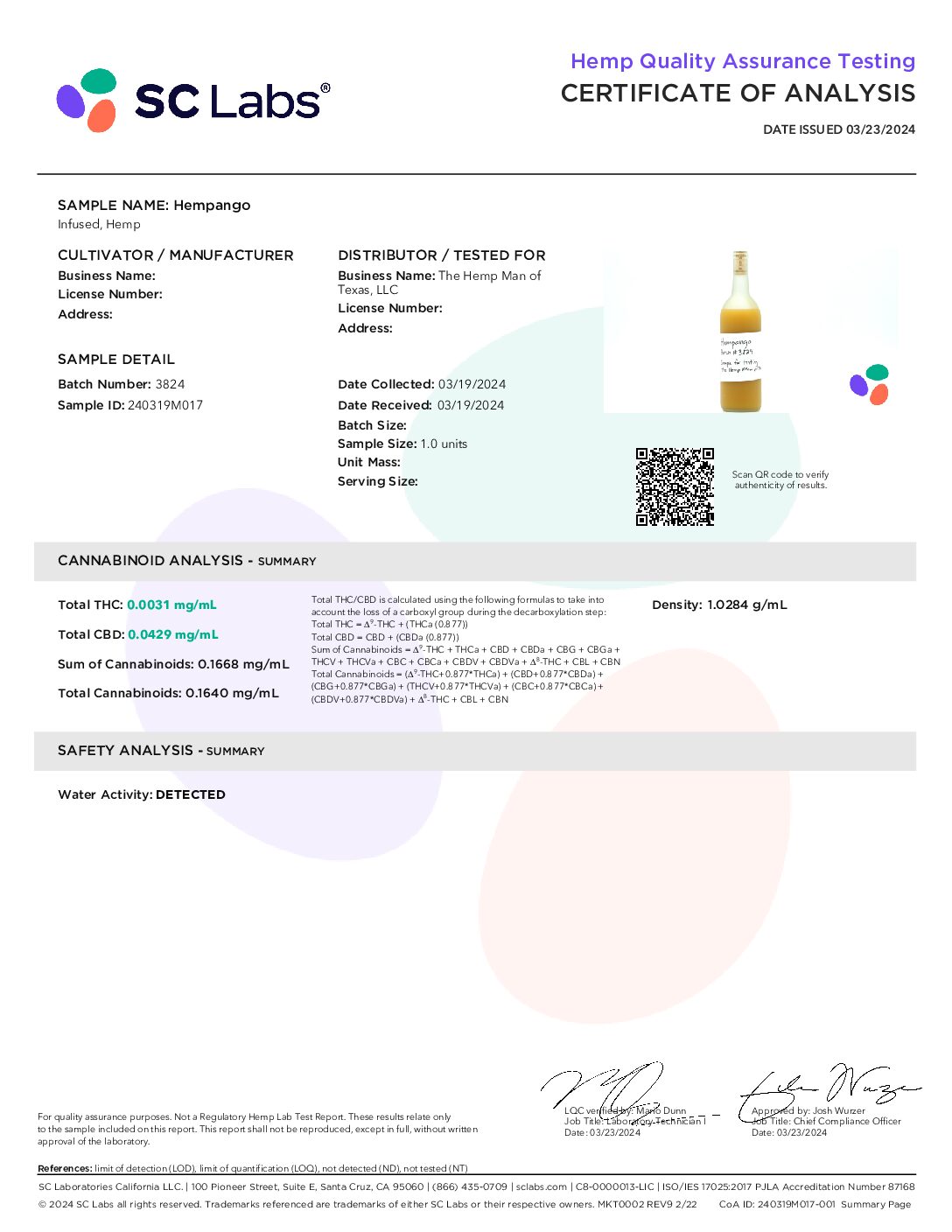 Hempango Mango Spirit 100mg - Image 2