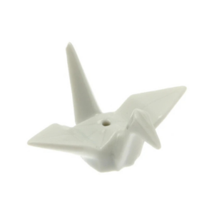 Paper Crane Incense Holder - White