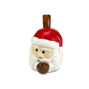 Fashion Craft Ceramic Hand Pipe - Santa