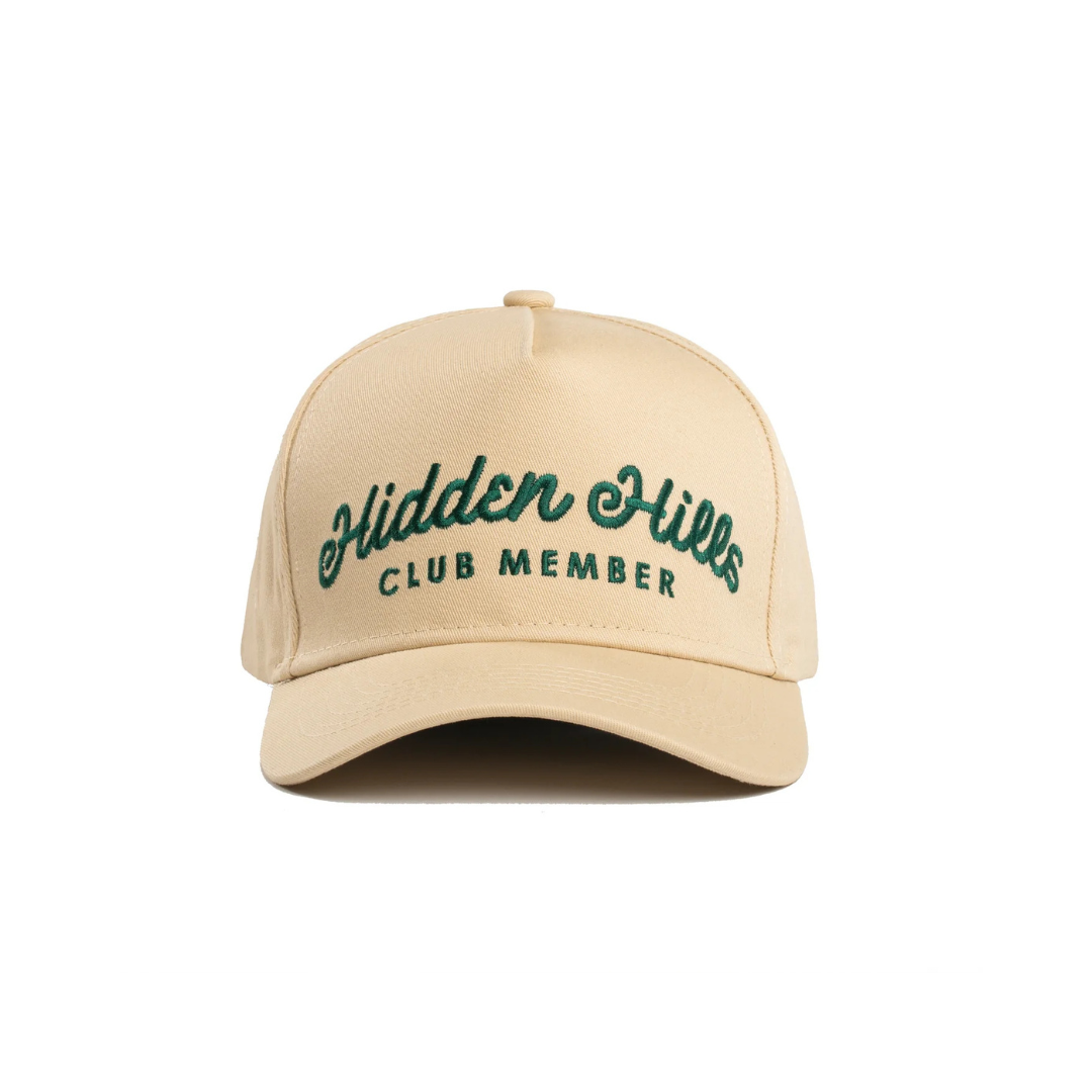 Hidden Hills Club Member Dad Hat - Tan - Image 3