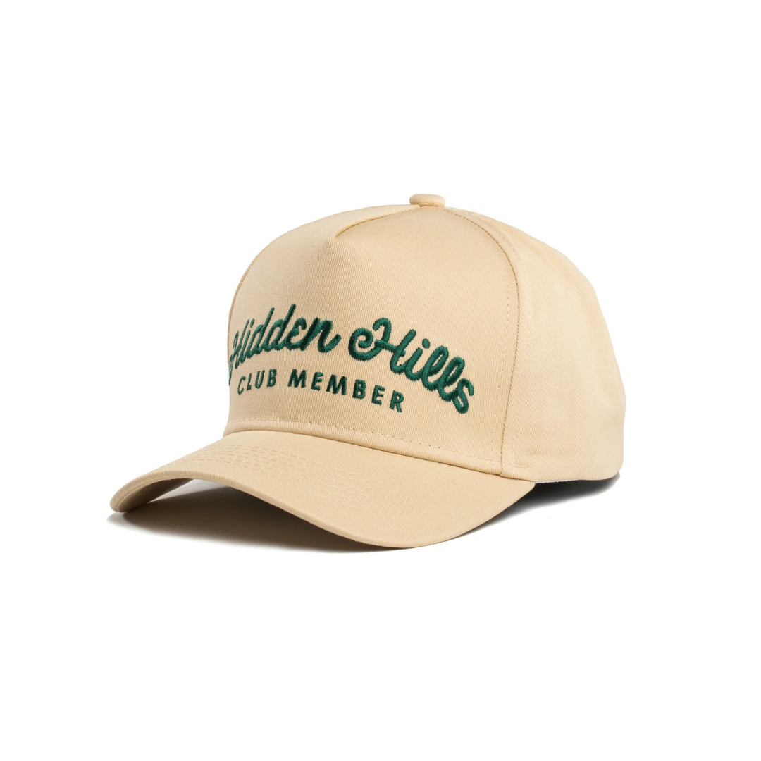 Hidden Hills Club Member Dad Hat - Tan