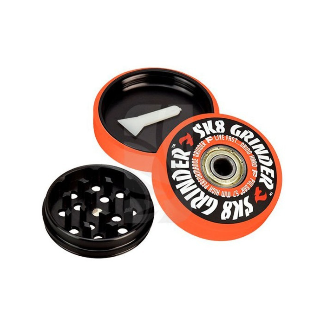 Pulsar Sk8 3 Piece 57mm Grinder - Red - Image 2