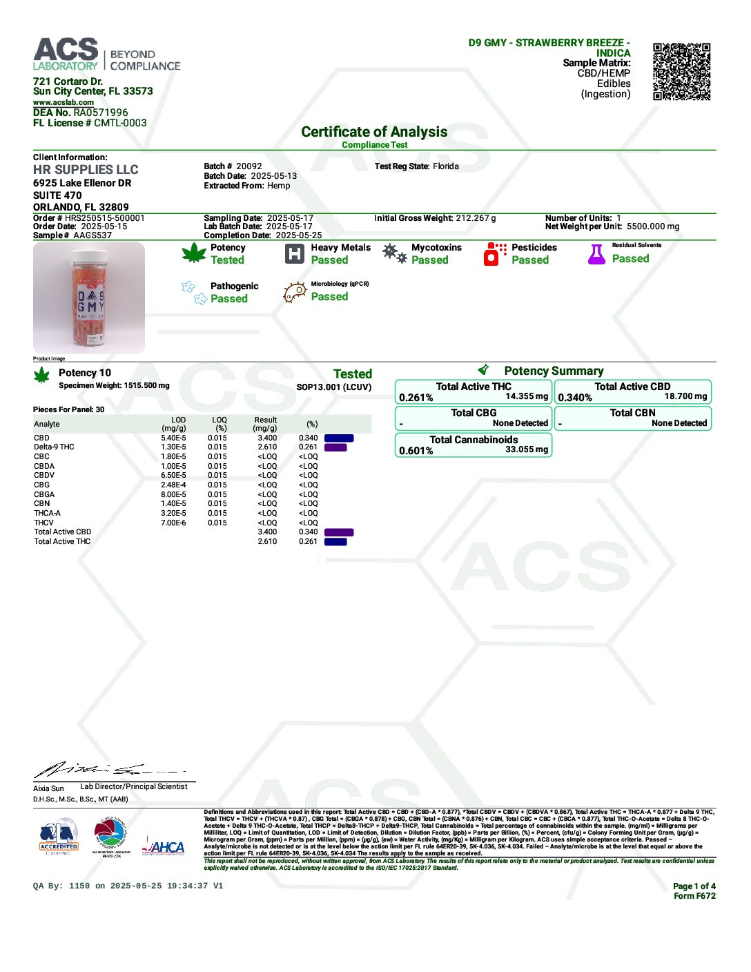 A Gift from Nature D9 GMY 3 pack - Strawberry Breeze - Image 2