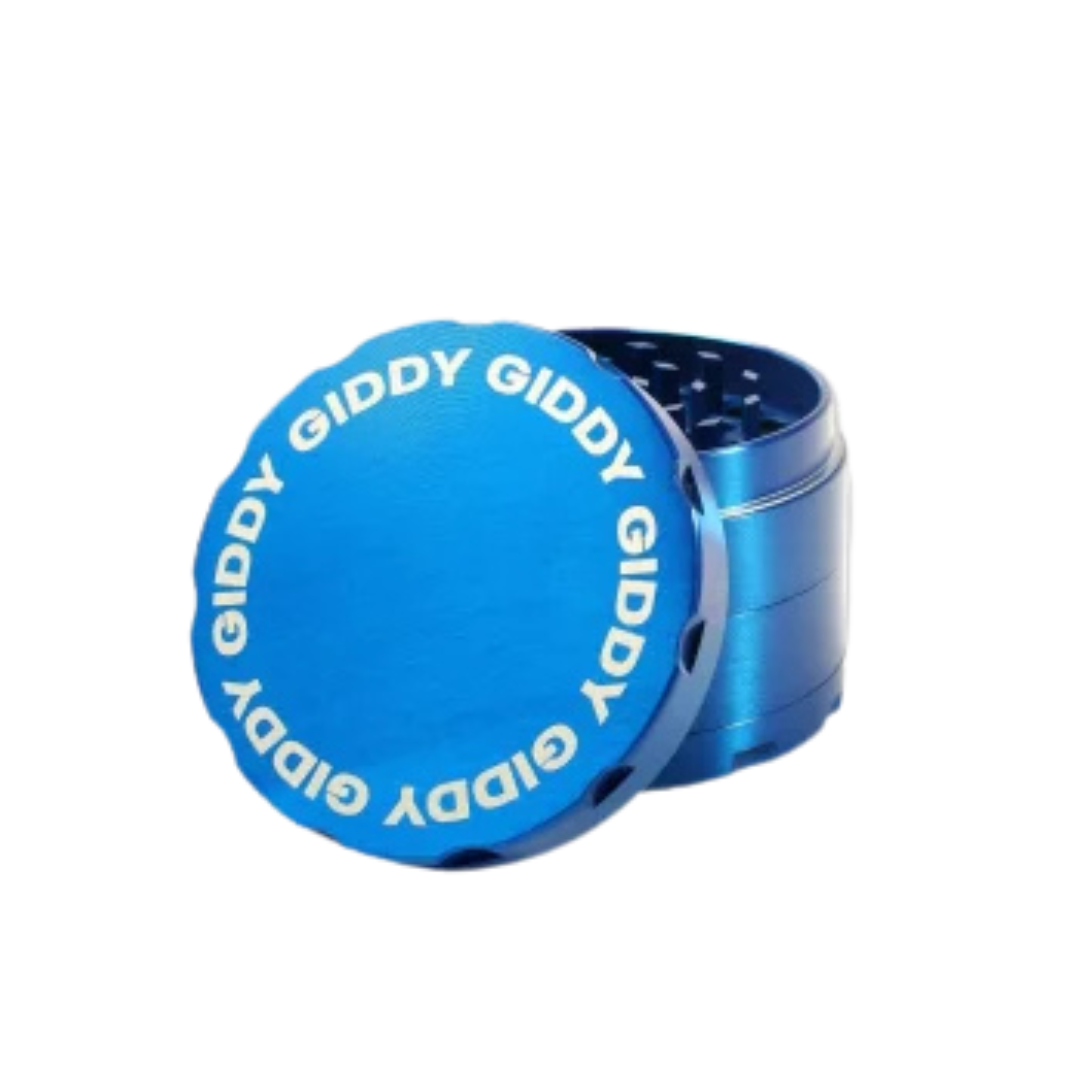 Giddy Herb Grinder 56mm - Divet Blue
