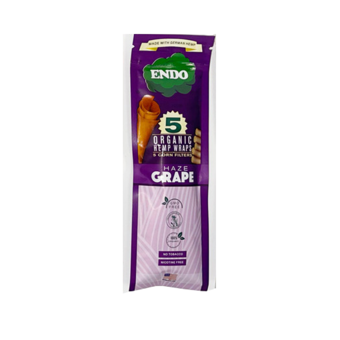 Endo Organic Hemp Wraps - Haze Grape