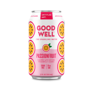 Goodwell CBD Sparkling Water 20mg - Passion Fruit