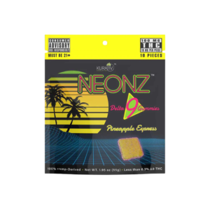 Kurativ Delta 9 Neonz Gummies 100mg - Pineapple Express